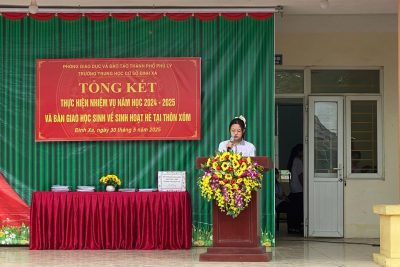 Lễ tổng kết năm học 2024-2025 – Một năm học đầy tự hào